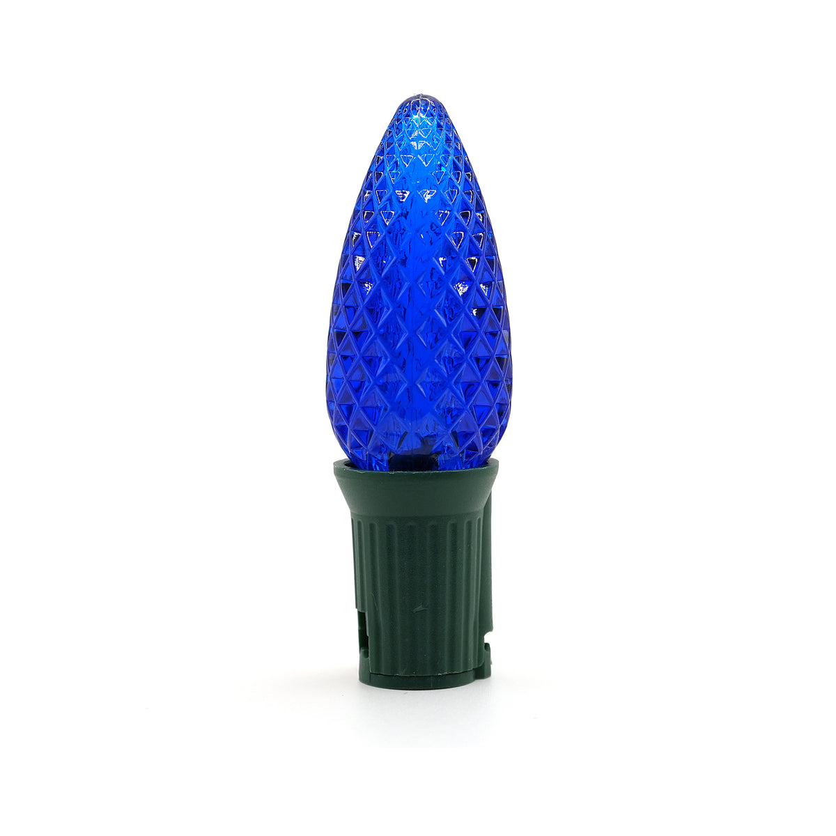 C9 Faceted Bulb Blue (25 Pack)