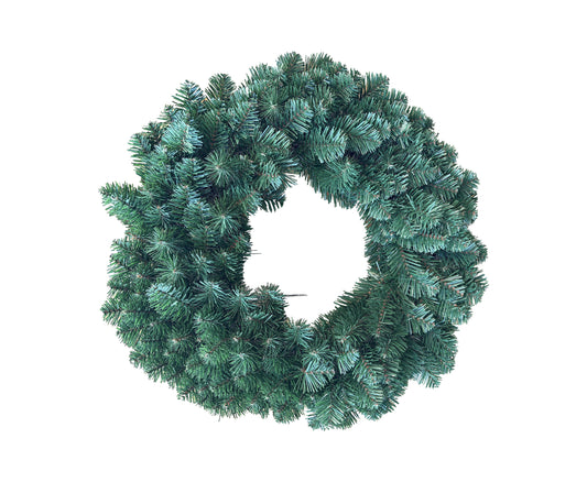 36" PVC Christmas Wreath – Unlit