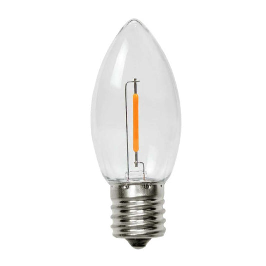 C9 Filament Bulb Warm White (25 Pack)