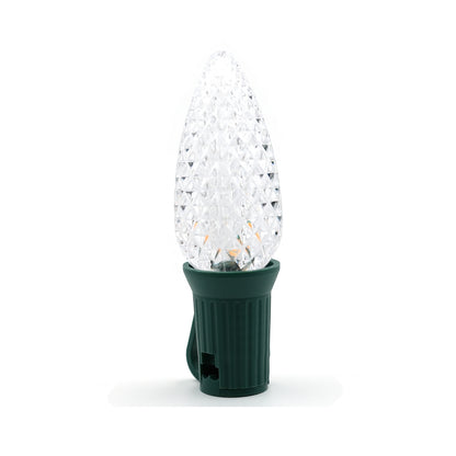 C9 Faceted Bulb Warm White 2700K (25 Pack)