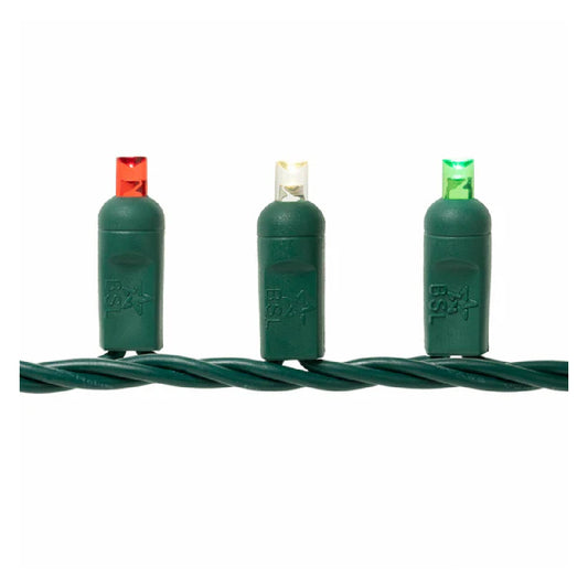 Mini Lights 5mm - 25ft/50LED - RGW
